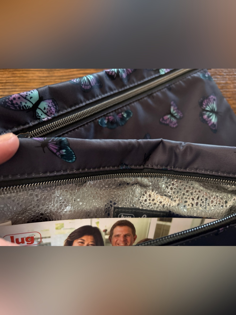 Lug Buoy 2pc Pouches. Butterfly Grey. NWT **Hard to Find** - Picture 4 of 6